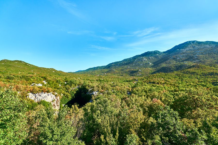 Vallée du Veliki Kabal devant Donji Dolac