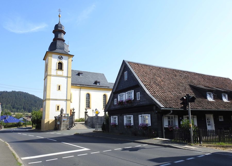 Église paroissiale de Zeyern, un quartier de Marktrodach