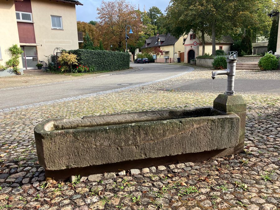 Rue de village entre Hartheim et Feldkirch