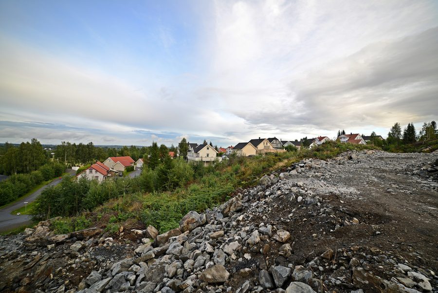 Paysage à Eltonåsen dans la commune de Nannestad