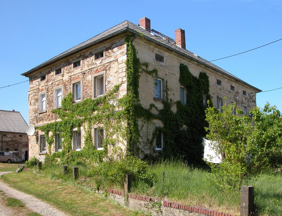 Maison de maître du domaine seigneurial de Großhänchen à Burkau