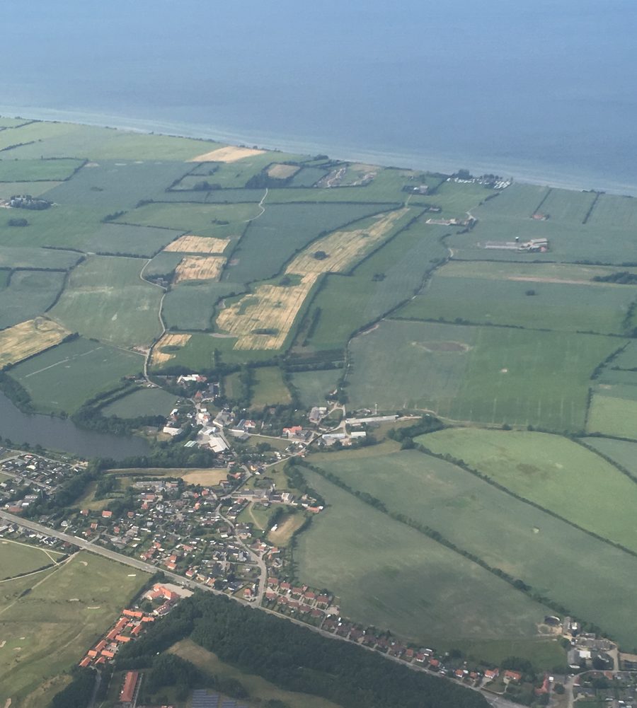 Vue sur la localité danoise de Lavensby