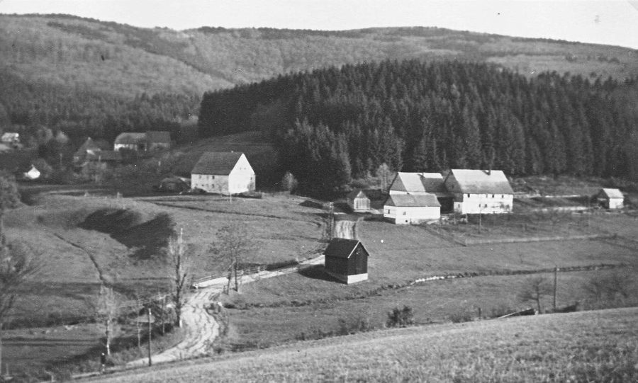 Bestwig-Untervalme dans les années 1930 vue de l’ouest