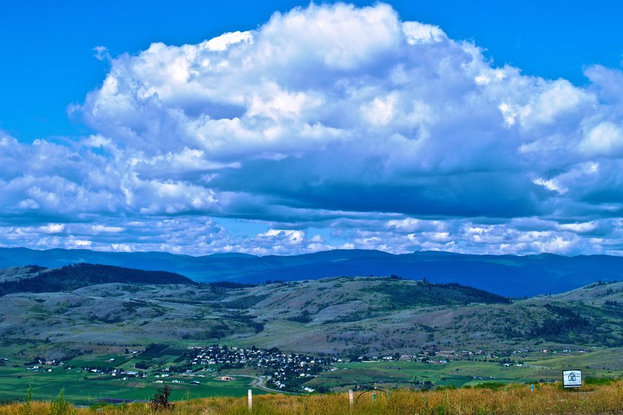 Vue sur Vernon dans l’Okanagan Valley.