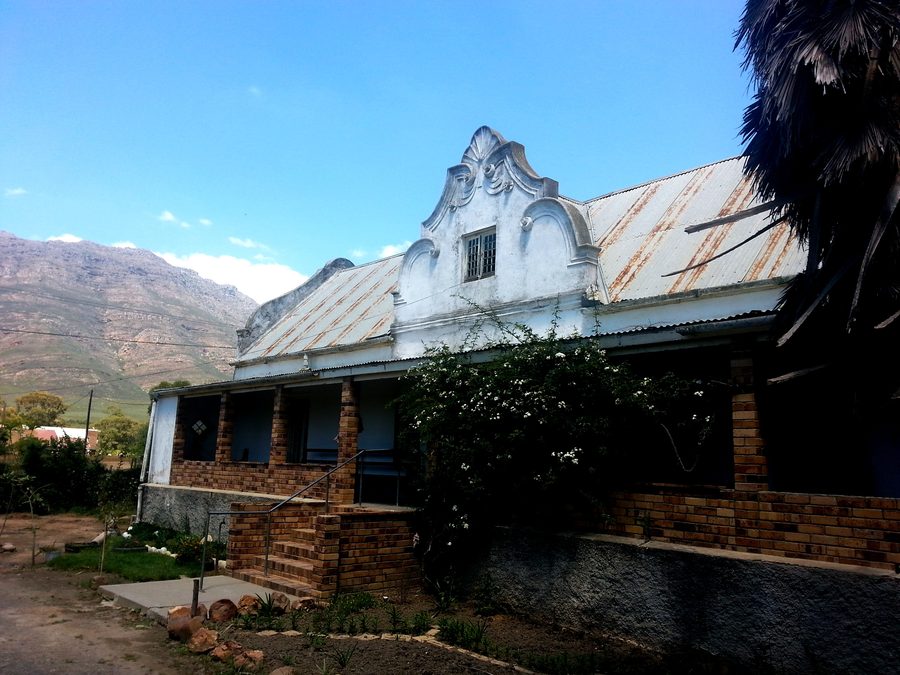 Ancien presbytère de la mission de Saron à Saron dans le Cap-Occidental
