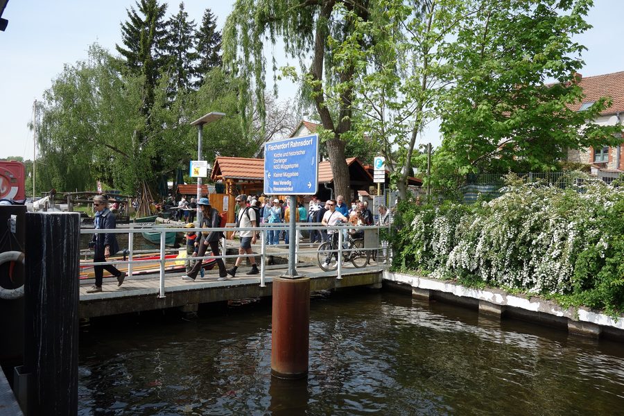 Embarcadère sur le Müggelsee à Berlin-Rahnsdorf