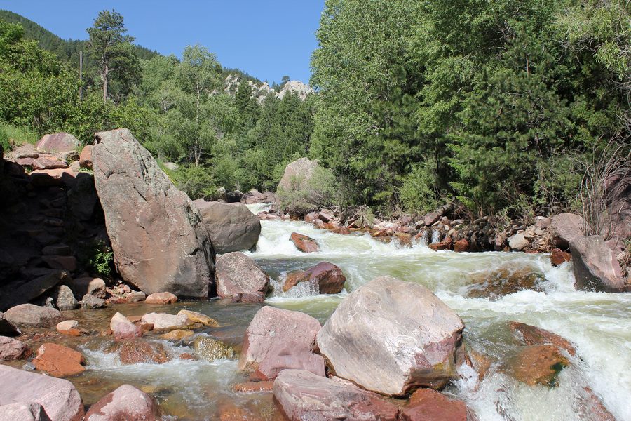 South Boulder Creek dans le parc d’État d’Eldorado Canyon au Colorado