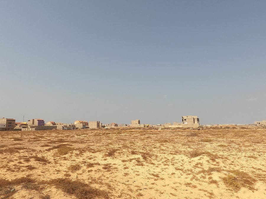 Santa Maria sur l’île de Sal avec station balnéaire et plage