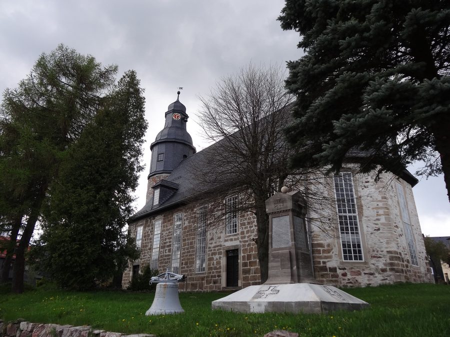Église à Herschdorf dans l’Ilm-Kreis, Thuringe