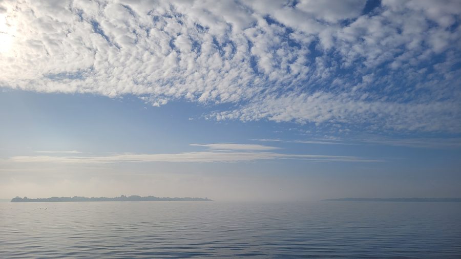 Vue de Rendbjerg sur le fjord de Flensbourg