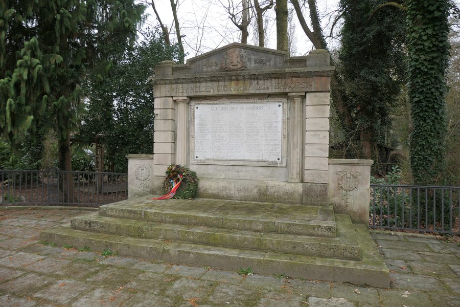 Monument aux morts pour les ouvriers de la filature de laine du Nord sur le site Nordwolle à Delmenhorst