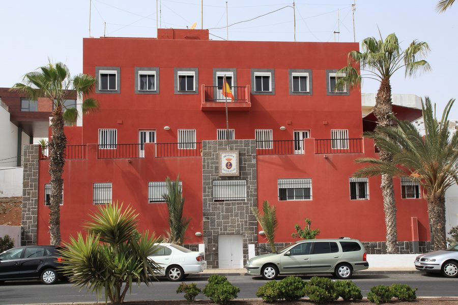 Avenida de Ruperto González Negrín à Puerto del Rosario sur Fuerteventura