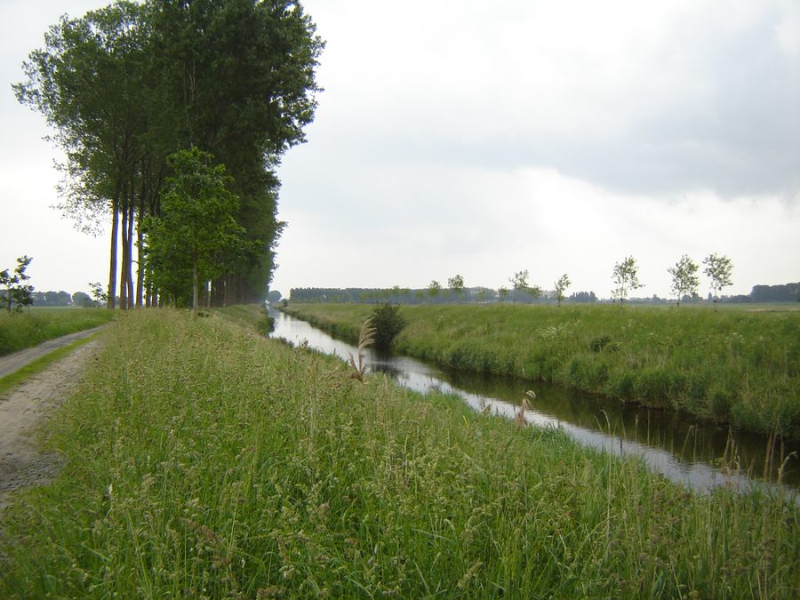 Canal Léopold près de Sint-Jan-in-Eremo à Sint-Laureins