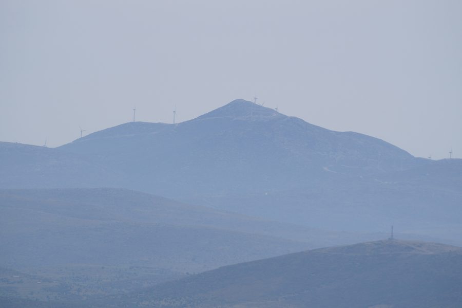 Vue du mont Mavrovouni en Argolide, Grèce