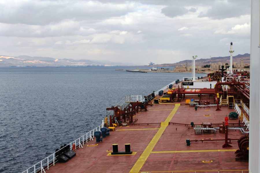 Port et ville d’Aqaba en Jordanie