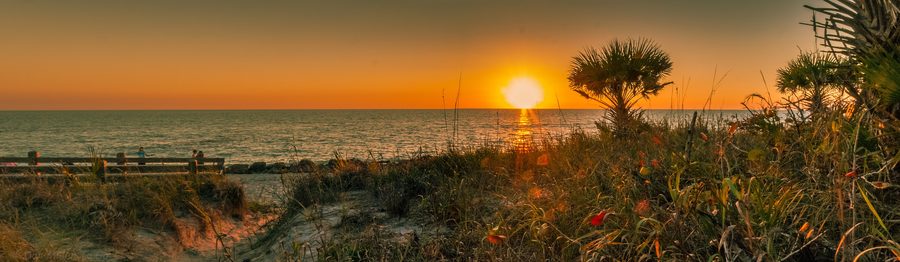 Plage de Caspersen sur Manasota Key, Floride