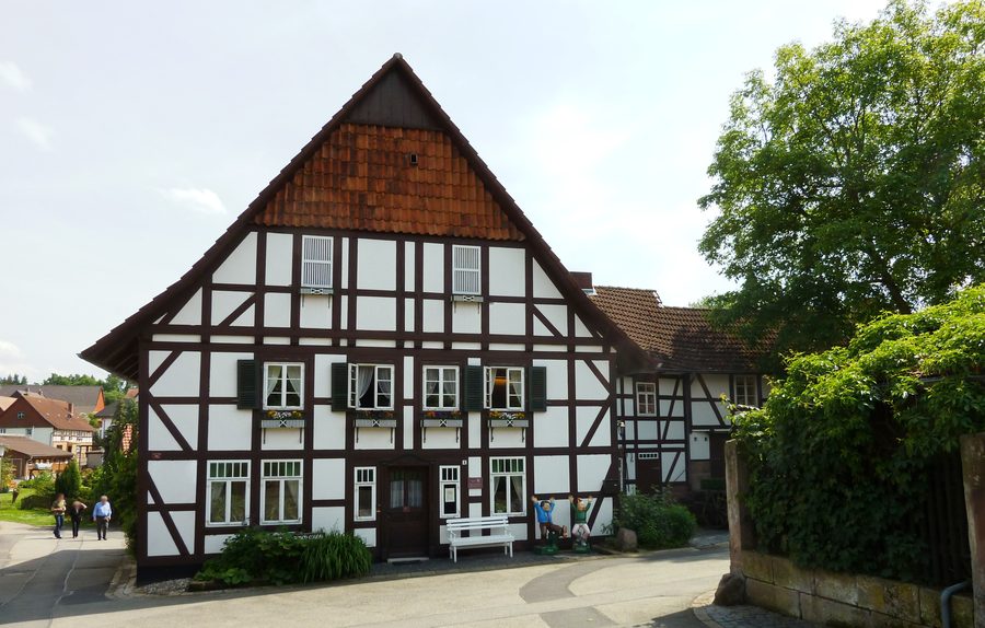 Moulin Wilhelm-Busch avec roue à aubes à Ebergötzen