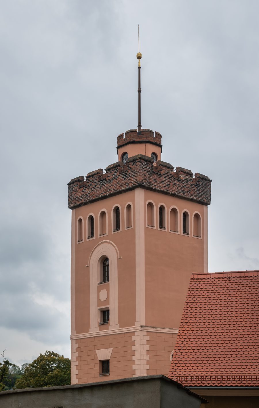 Tour rouge à Kamenz, Saxe