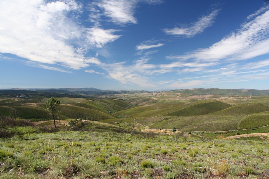 Paysage entre A Gudiña et Vilariño de Conso, à Ourense