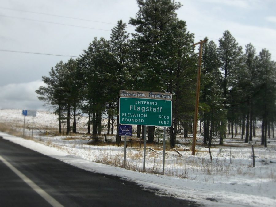 Paysage à l’entrée de Flagstaff, Arizona
