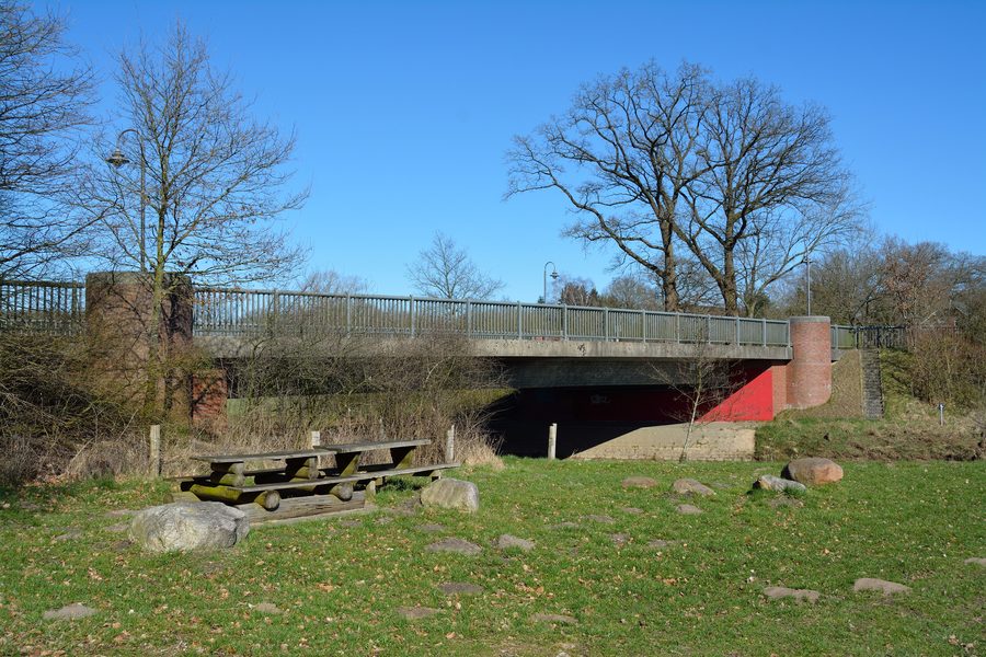 Le pont de la Stör à Willenscharen au-dessus de la Stör