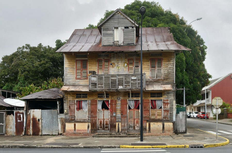 Maison traditionnelle à Cayenne