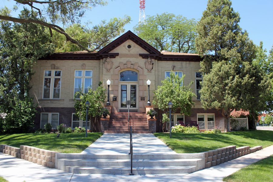 Bâtiment historique de l’ancienne Sterling Public Library à Sterling, Colorado