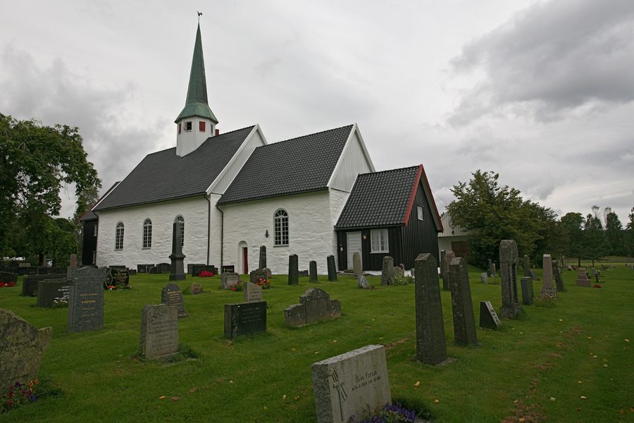 Église de Våler dans l’Østfold, Norvège