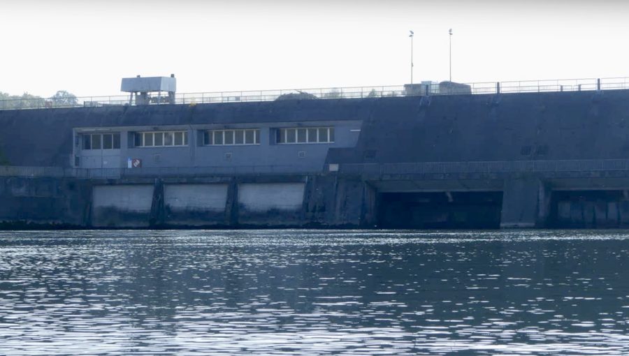 Barrage du Lech 19 à Schwabstadl, dans l’arrondissement de Landsberg am Lech, vue depuis l’aval