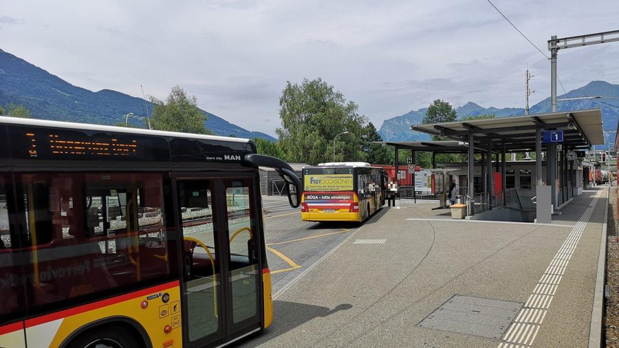 Gare d’Untervaz-Trimmis dans les Grisons