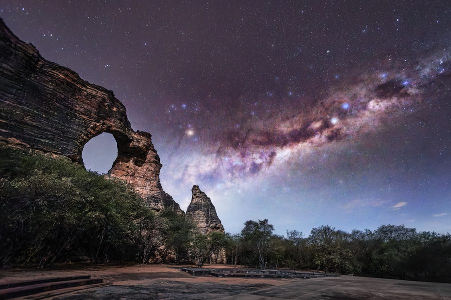 Serra da Capivara dans l’intérieur du Piauí