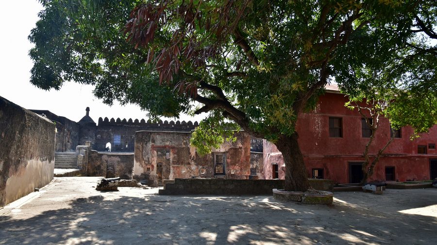 Vue extérieure de Fort Jesus à Mombasa, au Kenya
