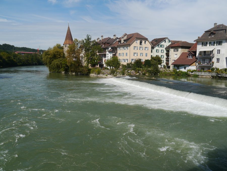 Vieille ville de Bremgarten dans le canton d'Argovie
