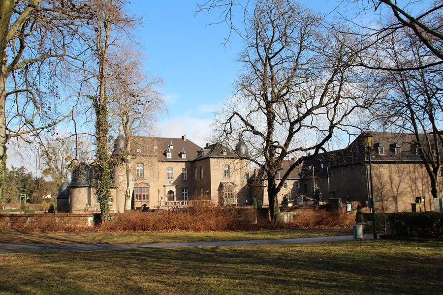 Château de Nörvenich dans le district de Düren, Rhénanie-du-Nord-Westphalie