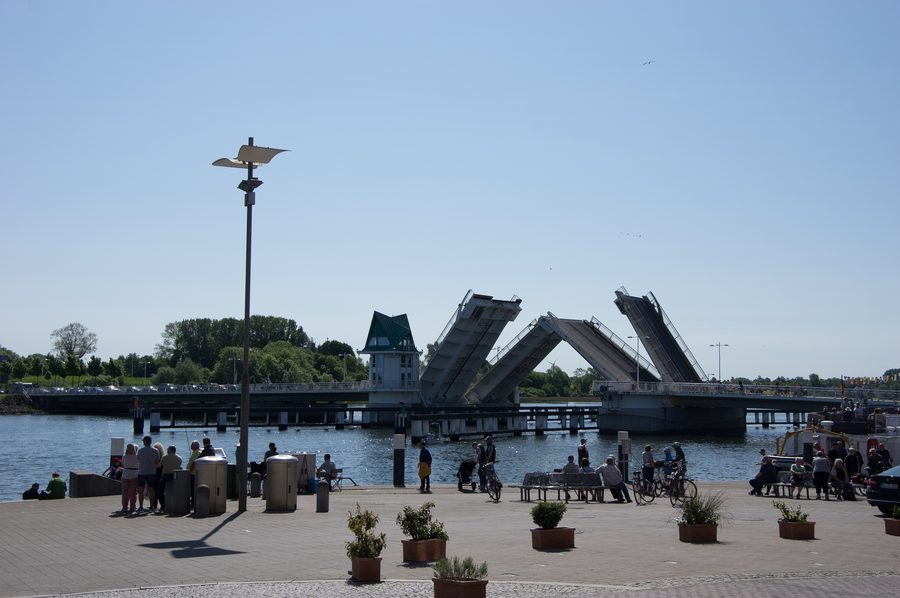Pont de la Schlei à Kappeln au-dessus de la Schlei