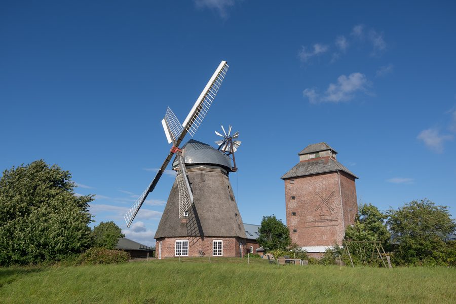 Moulin à vent Hoffnung dans le quartier de Nübelfeld de Steinbergkirche