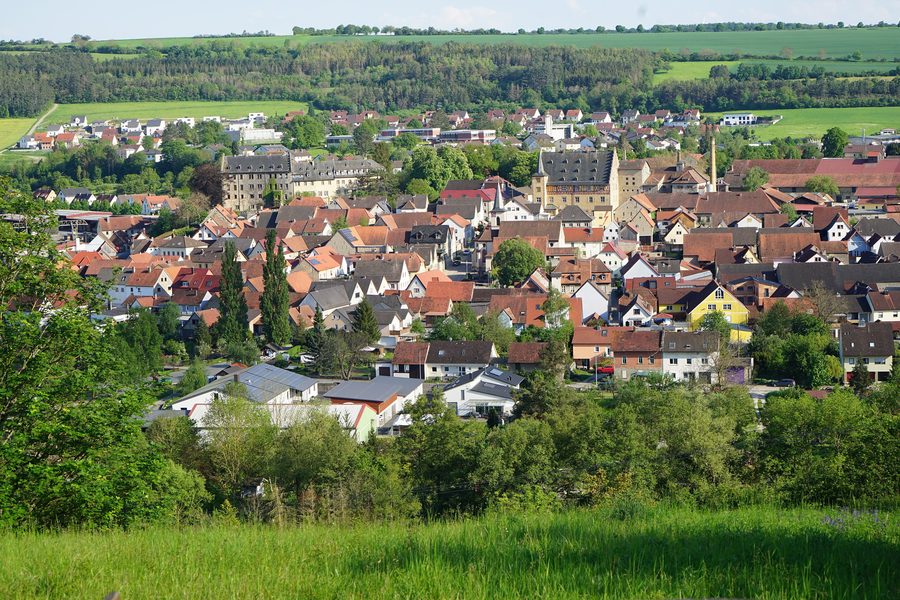 Vieux centre de Thüngen en mai 2024