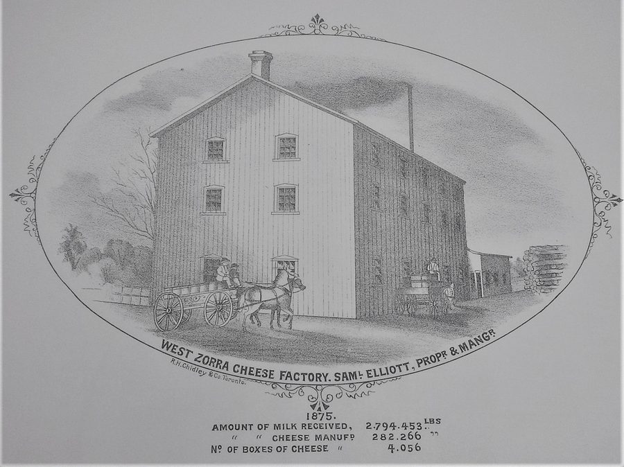 Elliott Cheese Factory à West Zorra dans le comté d’Oxford