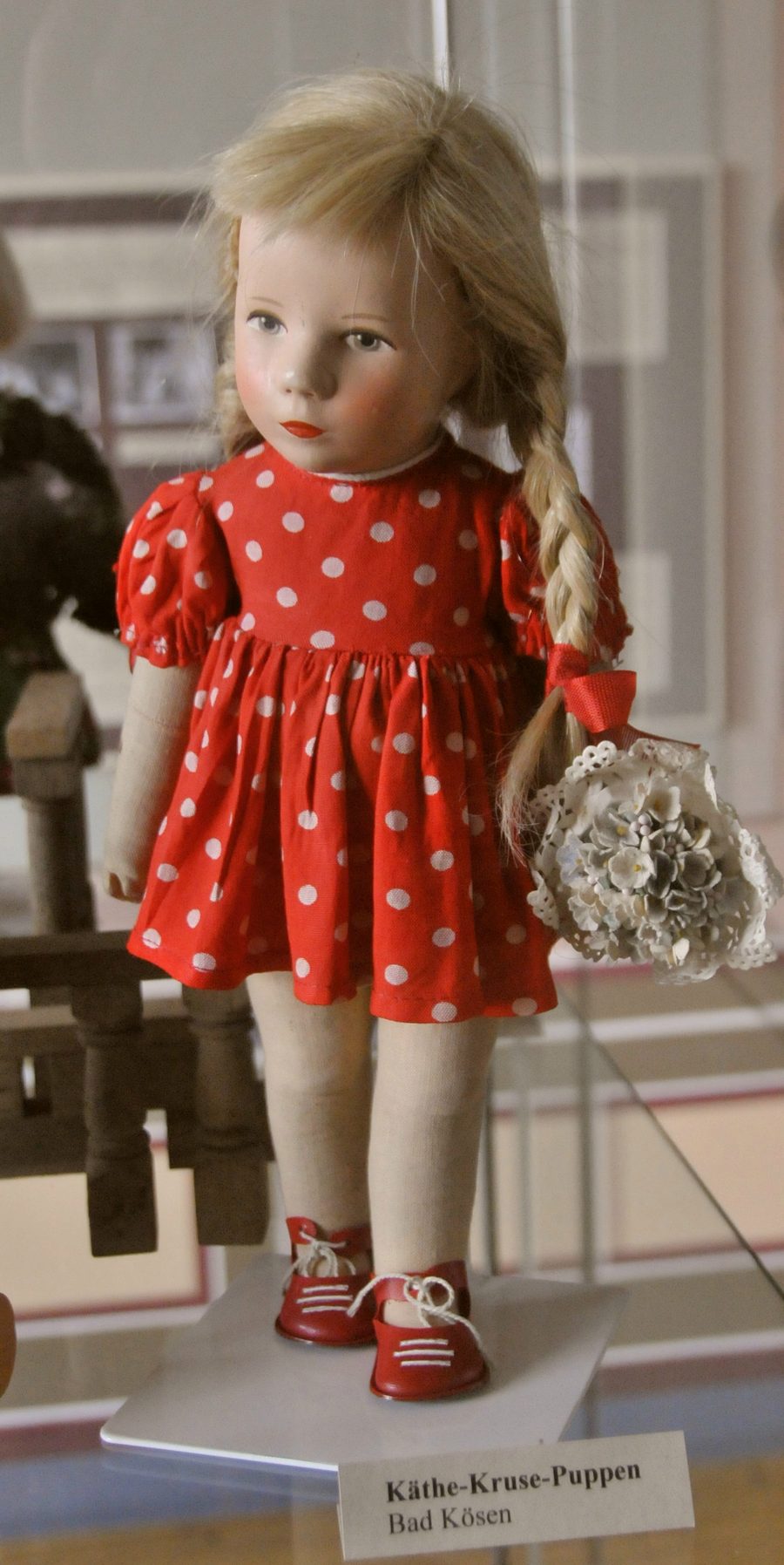 Poupée Käthe Kruse au musée des poupées du château de Tenneberg