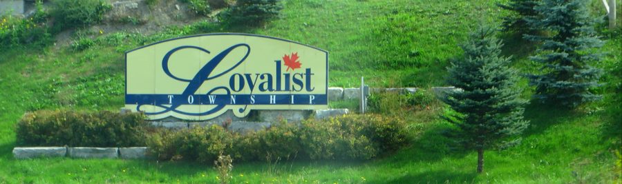 Paysage de Loyalist Township au bord du lac Ontario dans le comté de Lennox and Addington