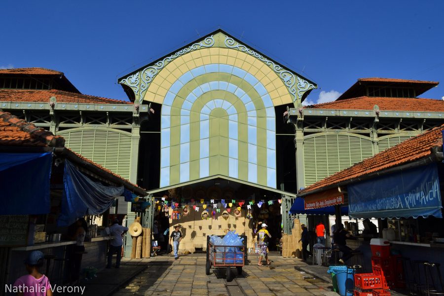 Vue extérieure du Mercado de São José à Recife