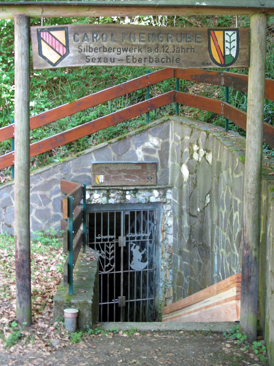 Accès à la mine Caroline à Sexau