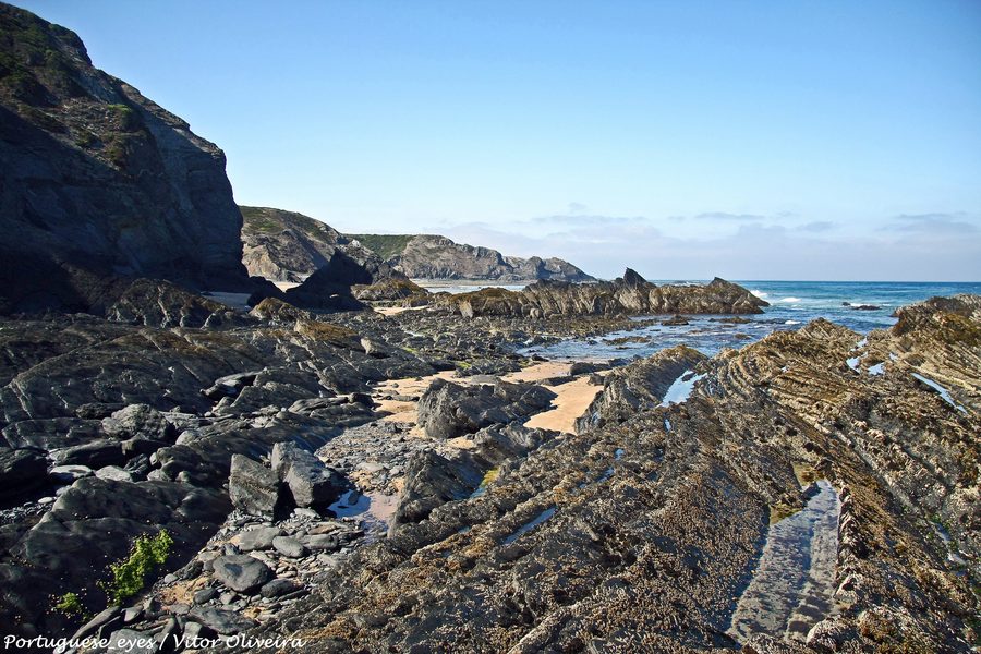 Praia de Vale dos Homens sur la côte atlantique portugaise