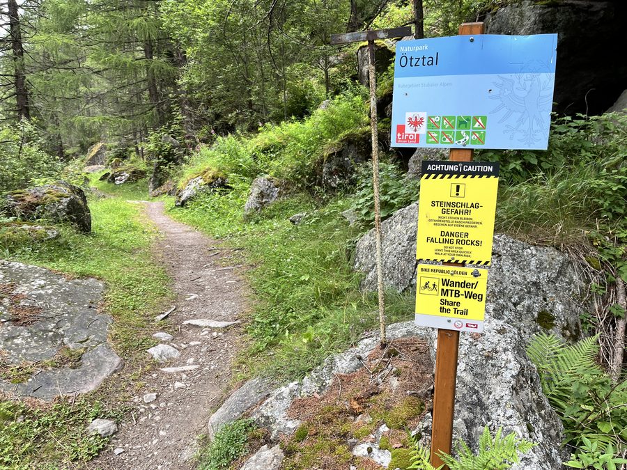 Paysage alpin dans le parc naturel de l’Ötztal