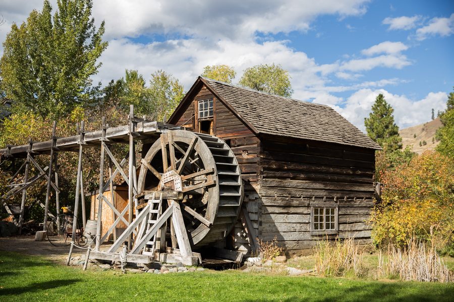Le moulin à grains historique à Keremeos
